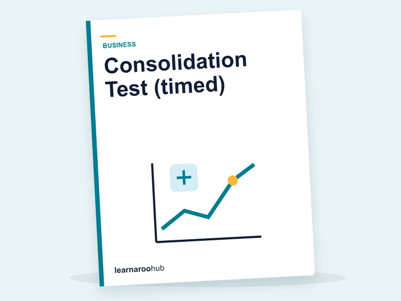 GCSE Business (AQA 8132) — Gated Series — Module 7: Consolidation Test (timed) — quiz cover