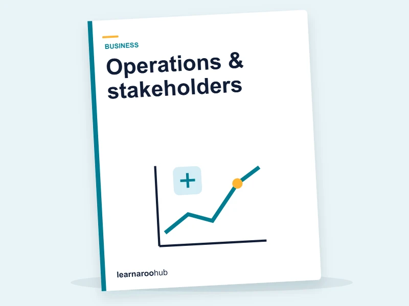 GCSE Business — Module 6: Operations & stakeholders — e-learning module cover