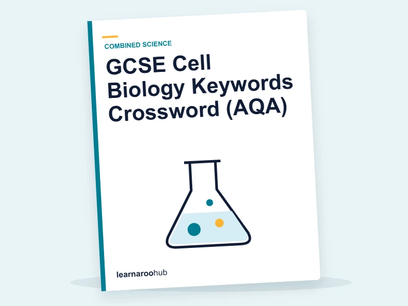 GCSE Cell Biology Keywords Crossword (AQA) — printable / pdf cover