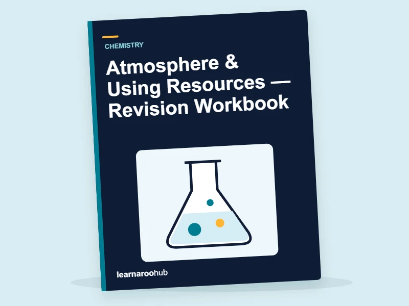 GCSE Chemistry: Atmosphere & Using Resources — Revision Workbook — activity book cover