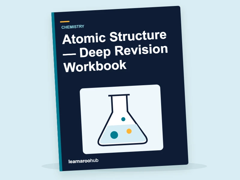 GCSE Chemistry: Atomic Structure — Deep Revision Workbook — activity book cover