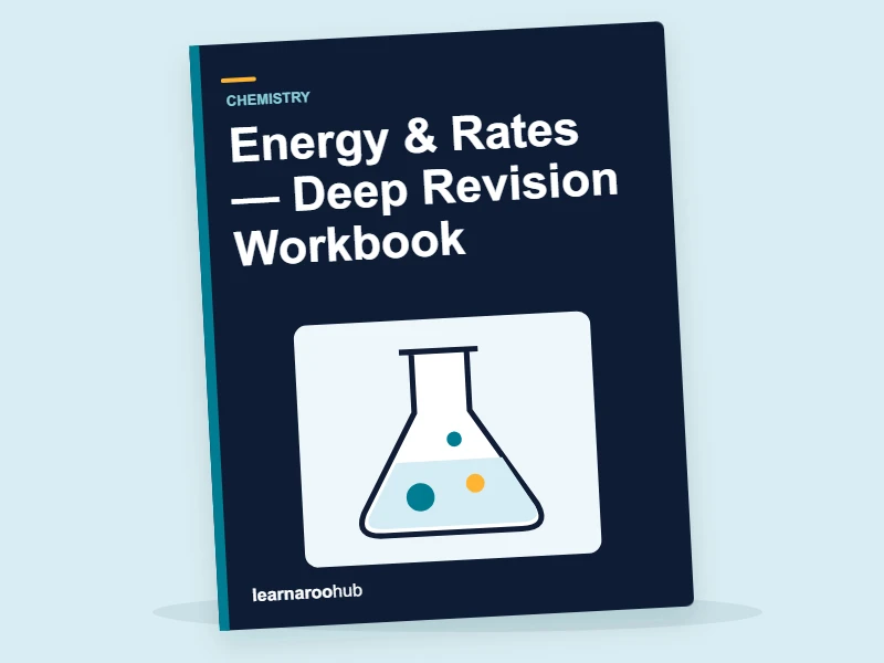 GCSE Chemistry: Energy & Rates — Deep Revision Workbook — activity book cover