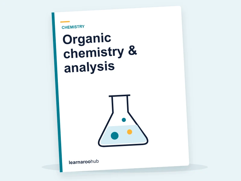 GCSE Chemistry — Module 5: Organic chemistry & analysis — e-learning module cover