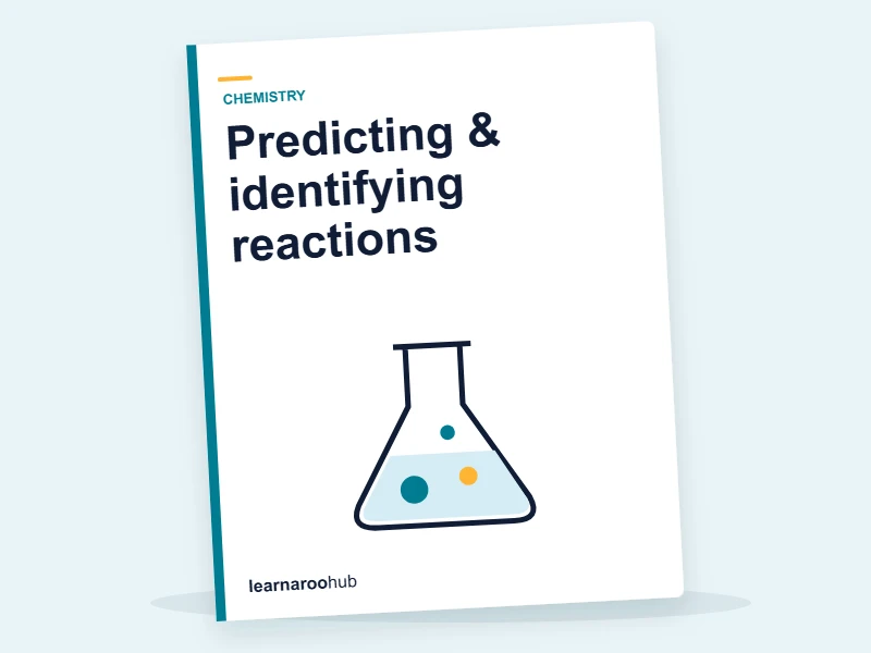 GCSE Chemistry (OCR) — Module 4: Predicting & identifying reactions — e-learning module cover