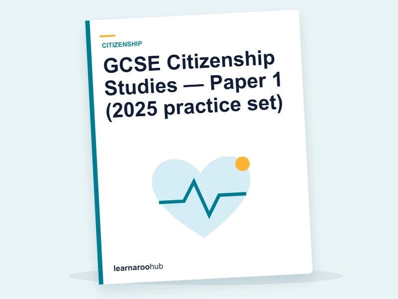 GCSE Citizenship Studies — Paper 1 (2025 practice set) — mock practice paper cover