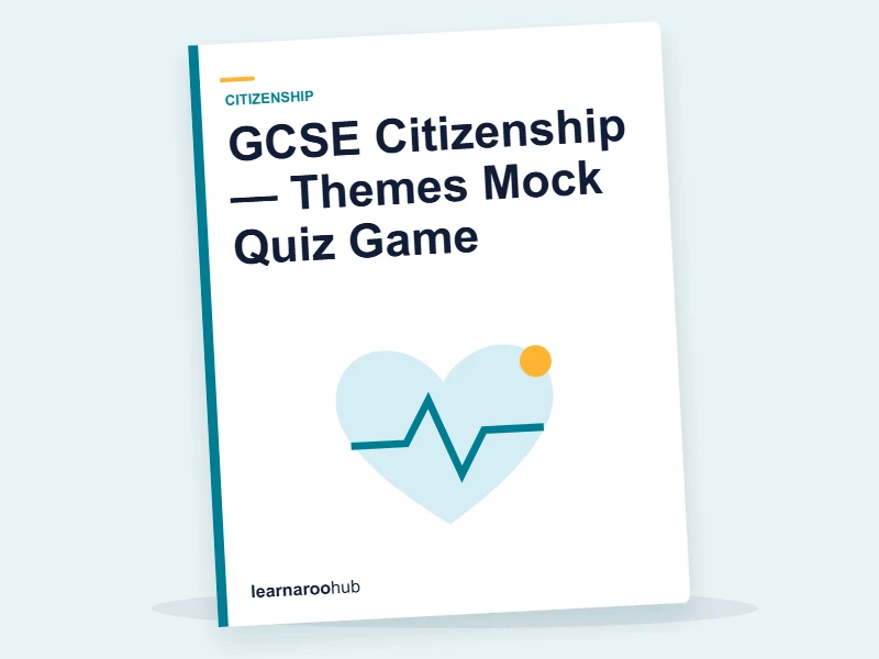 GCSE Citizenship — Themes Mock Quiz Game — quiz cover