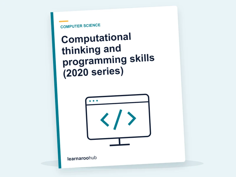 GCSE Computer Science (AQA 8525) — Paper 1: Computational thinking and programming skills (2020 series) — mock practice paper cover
