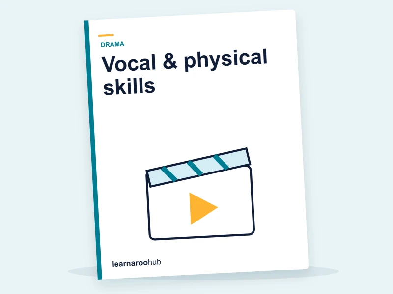GCSE Drama — Module 2: Vocal & physical skills — e-learning module cover
