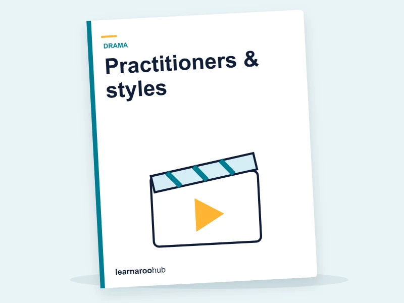 GCSE Drama — Module 5: Practitioners & styles — e-learning module cover