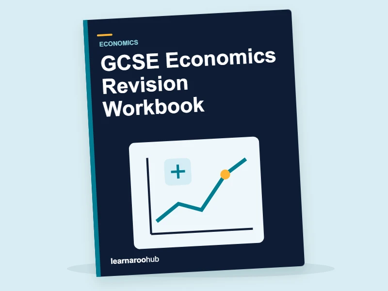 GCSE Economics Revision Workbook — activity book cover