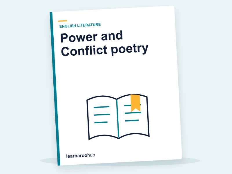 GCSE English Literature — Module 5: Power and Conflict poetry — e-learning module cover