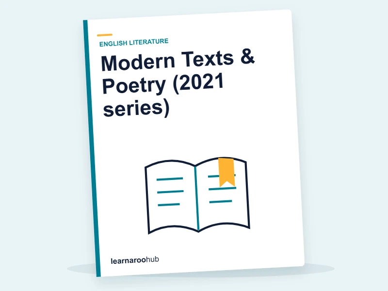 GCSE English Literature — Practice Paper 2: Modern Texts & Poetry (2021 series) — mock practice paper cover