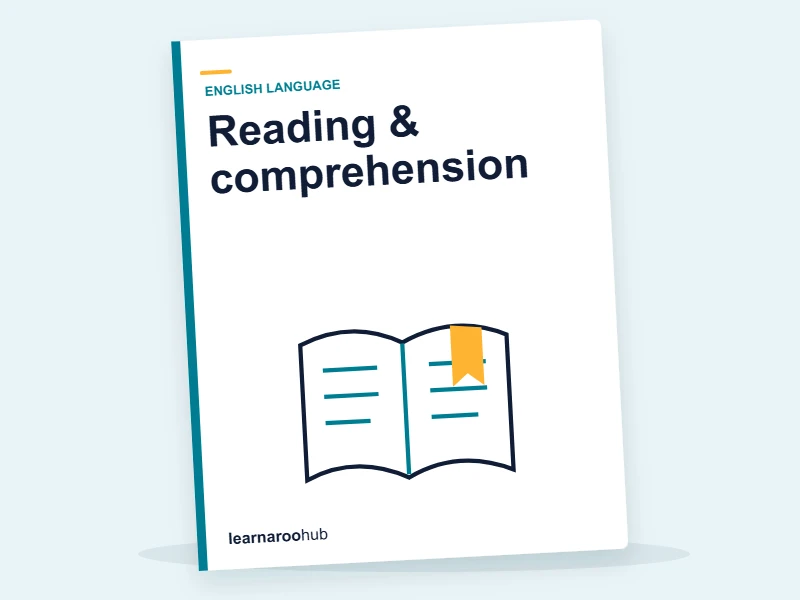 GCSE English — Module 1: Reading & comprehension — e-learning module cover