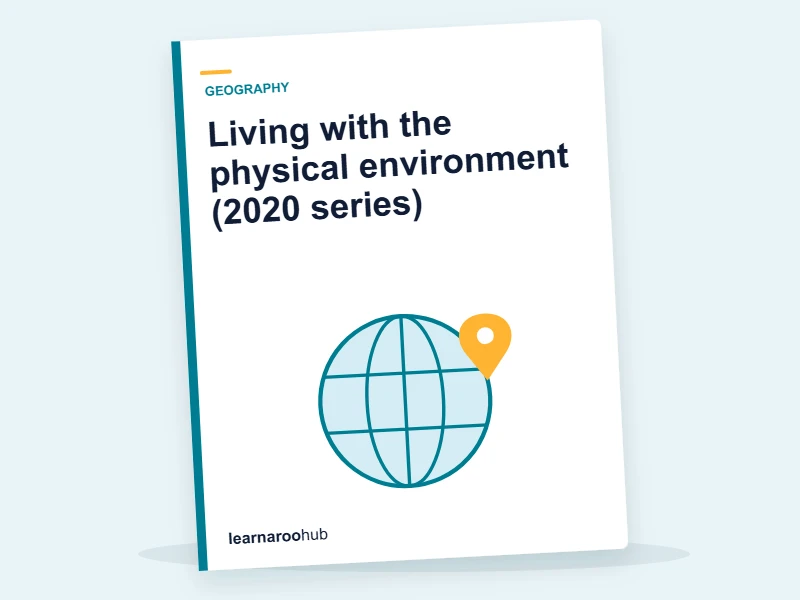 GCSE Geography (AQA 8035) — Paper 1: Living with the physical environment (2020 series) — mock practice paper cover