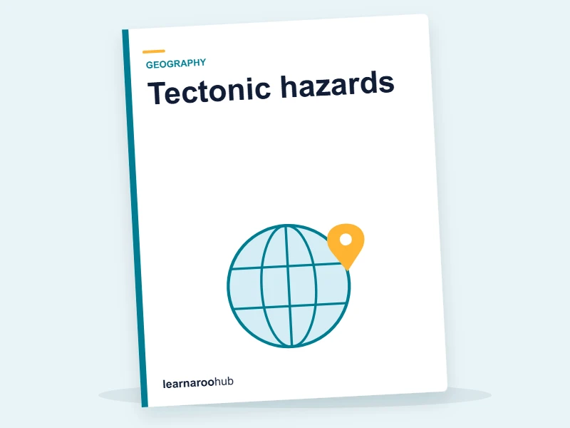 GCSE Geography — Module 1: Tectonic hazards — e-learning module cover