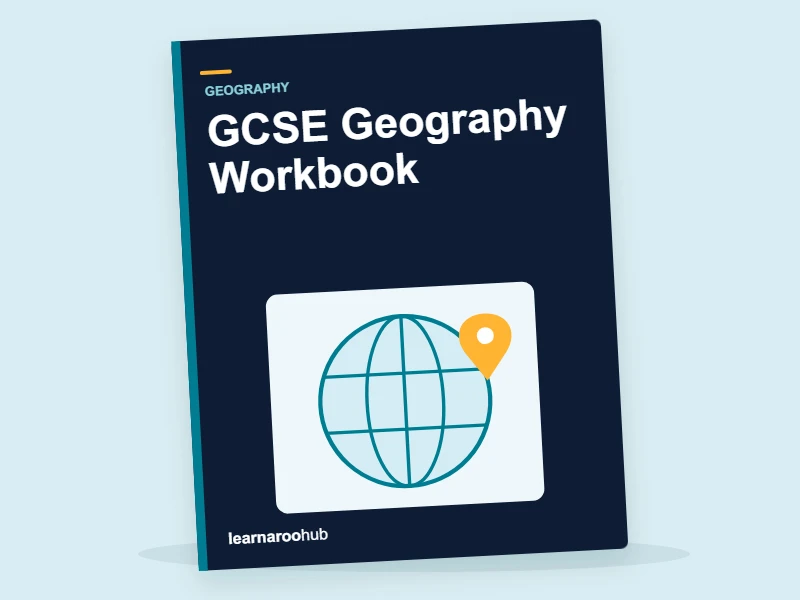 GCSE Geography Workbook — activity book cover