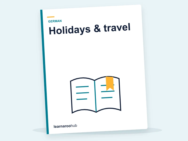 GCSE German — Module 5: Holidays & travel — e-learning module cover