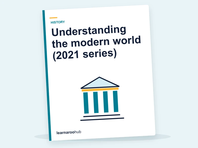 GCSE History (AQA 8145) — Paper 1: Understanding the modern world (2021 series) — mock practice paper cover