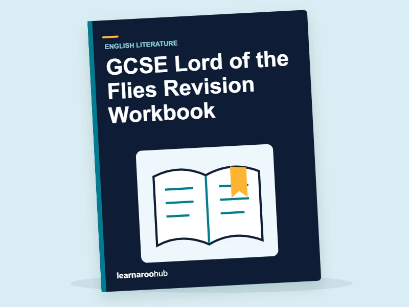 GCSE Lord of the Flies Revision Workbook — activity book cover