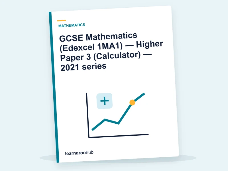 GCSE Mathematics (Edexcel 1MA1) — Higher Paper 3 (Calculator) — 2021 series — mock practice paper cover