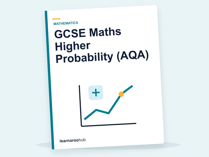 GCSE Maths Higher Probability (AQA) — printable / pdf cover