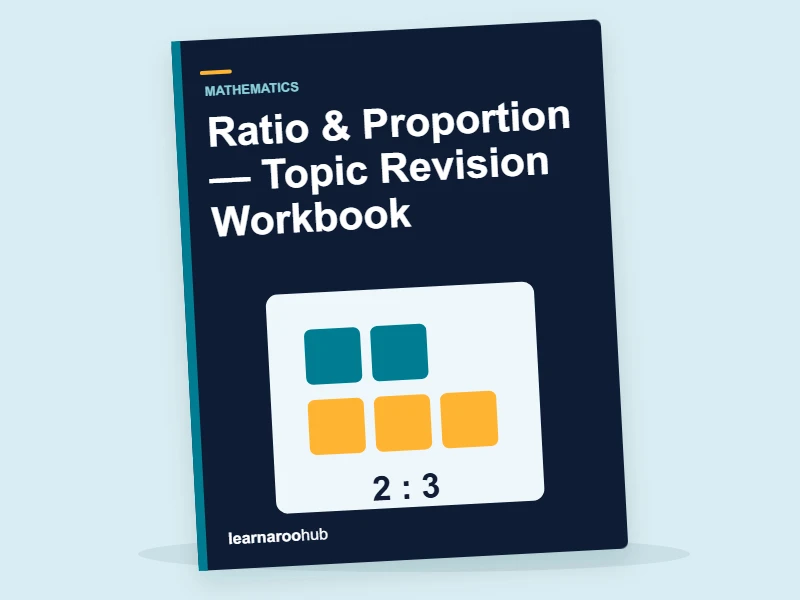 GCSE Maths: Ratio & Proportion — Topic Revision Workbook — activity book cover