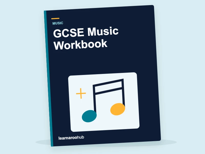 GCSE Music Workbook — activity book cover
