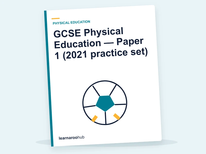 GCSE Physical Education — Paper 1 (2021 practice set) — mock practice paper cover