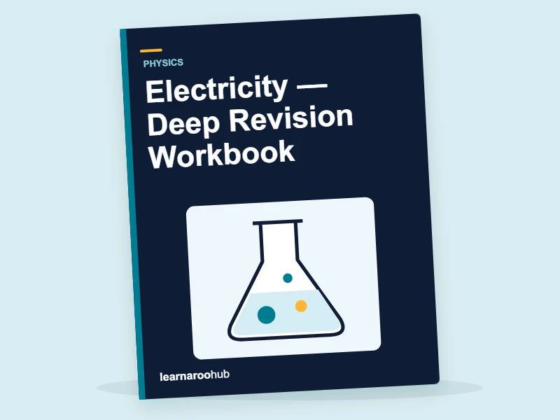GCSE Physics: Electricity — Deep Revision Workbook — activity book cover
