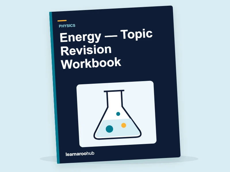 GCSE Physics: Energy — Topic Revision Workbook — activity book cover