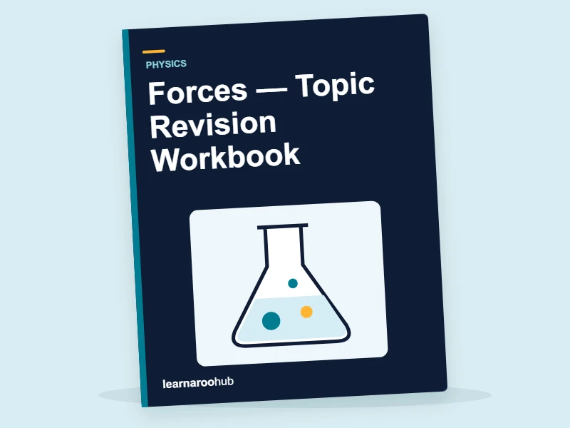GCSE Physics: Forces — Topic Revision Workbook — activity book cover