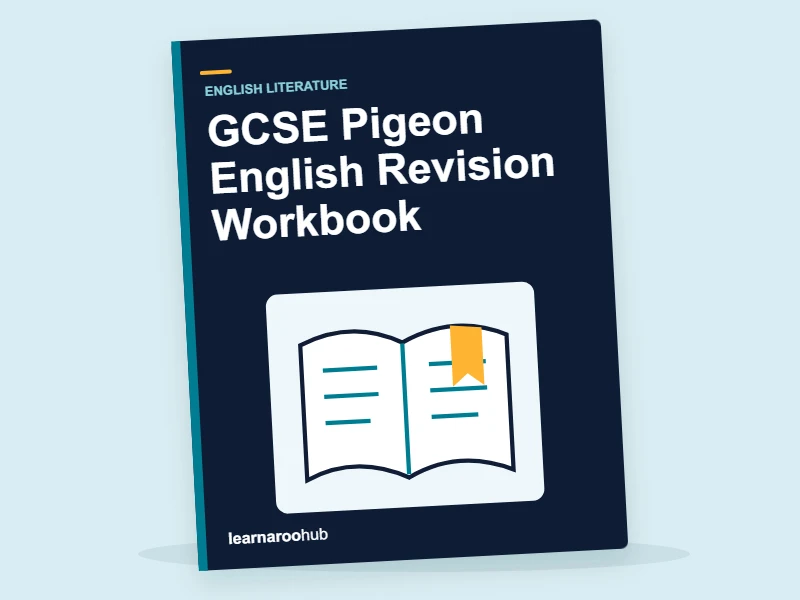 GCSE Pigeon English Revision Workbook — activity book cover