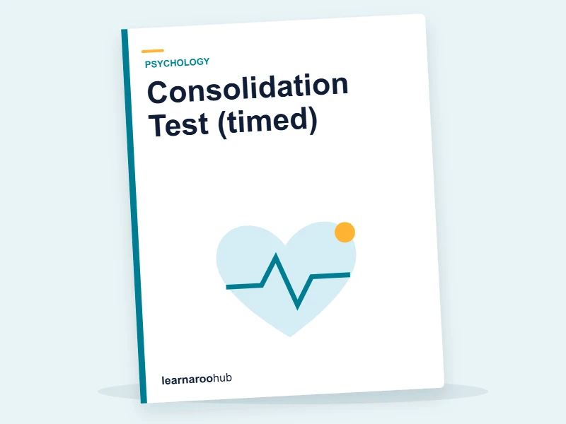 GCSE Psychology (AQA 8182) — Gated Series — Module 7: Consolidation Test (timed) — quiz cover