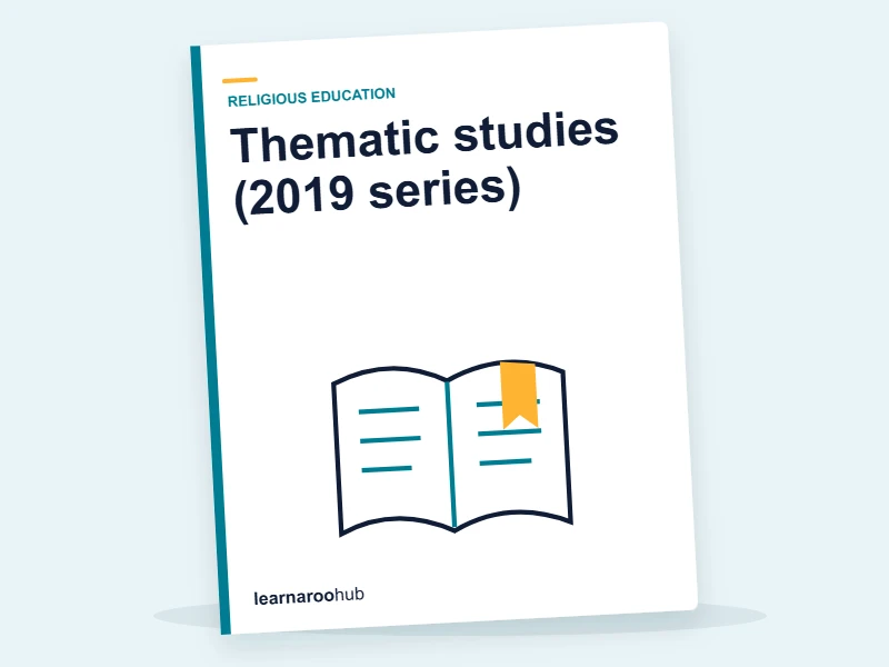 GCSE Religious Studies A (AQA 8062) — Paper 2: Thematic studies (2019 series) — mock practice paper cover