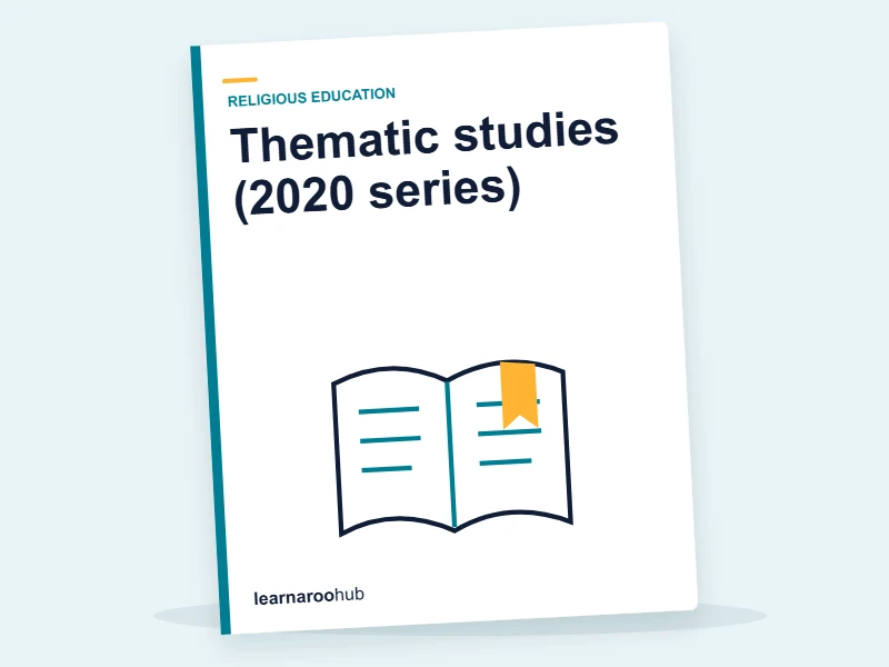 GCSE Religious Studies A (AQA 8062) — Paper 2: Thematic studies (2020 series) — mock practice paper cover