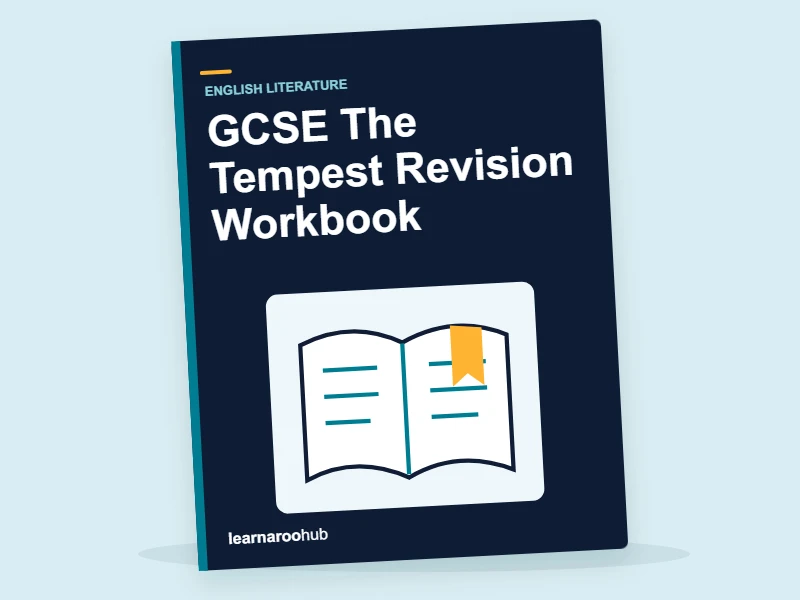 GCSE The Tempest Revision Workbook — activity book cover