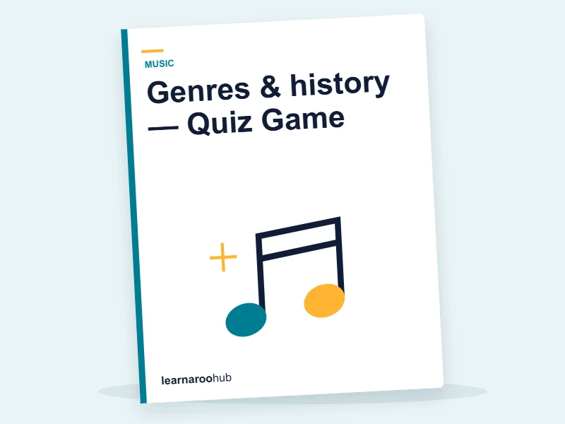 Genres & history — Quiz Game — quiz cover