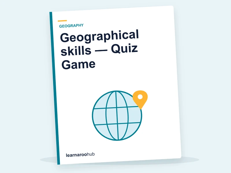 Geographical skills — Quiz Game — quiz cover