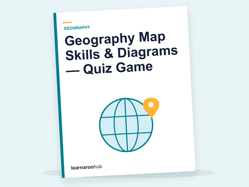 Geography Map Skills & Diagrams — Quiz Game — quiz cover