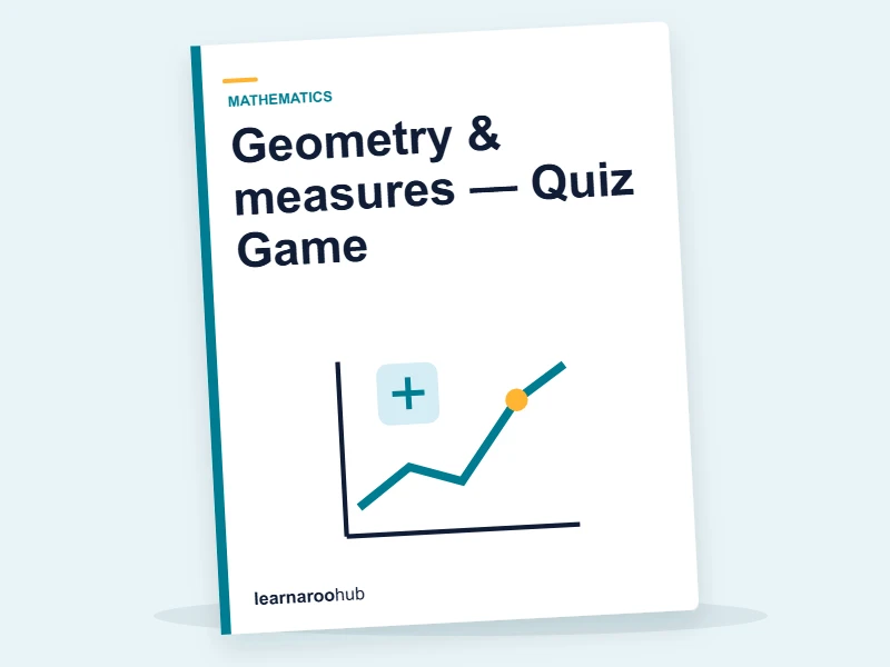 Geometry & measures — Quiz Game — quiz cover