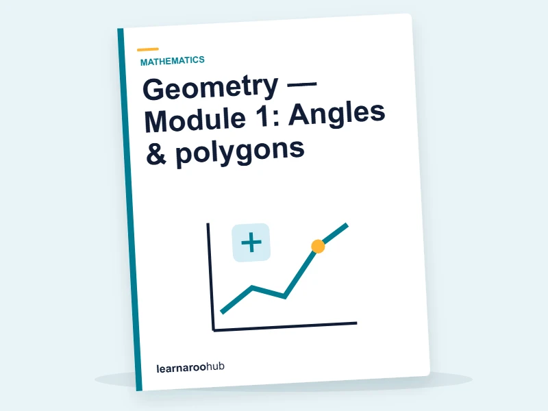 Geometry — Module 1: Angles & polygons — e-learning module cover