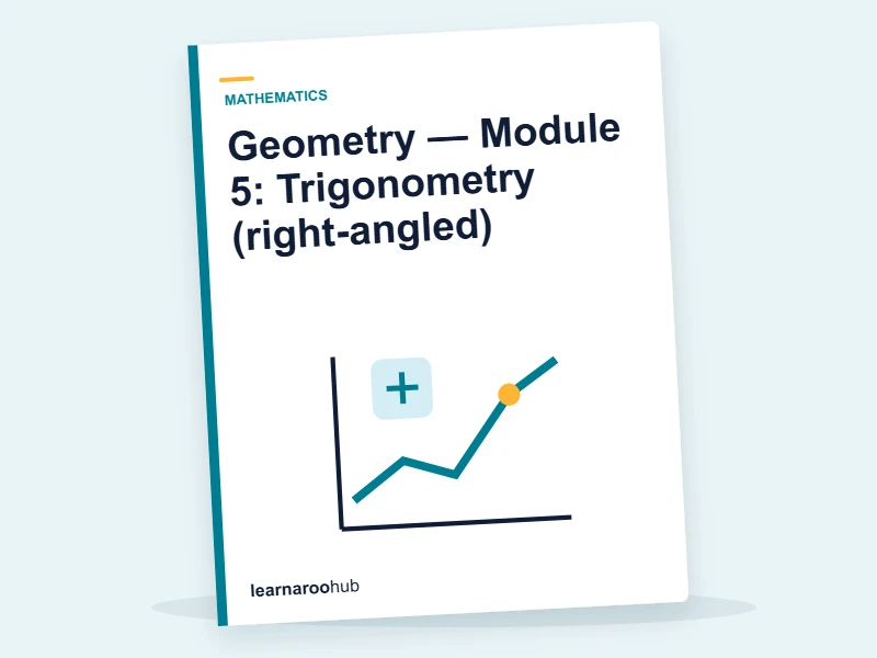 Geometry — Module 5: Trigonometry (right-angled) — e-learning module cover
