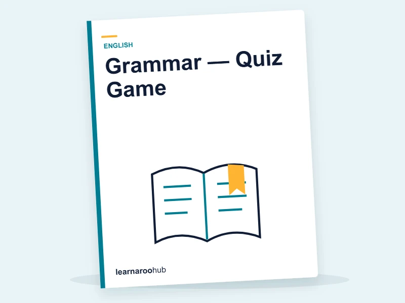 Grammar — Quiz Game — quiz cover