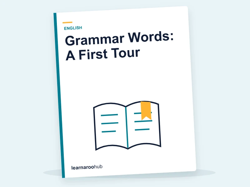 Grammar Words: A First Tour — e-learning module cover