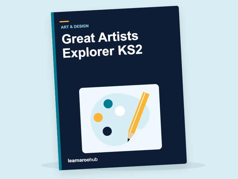 Great Artists Explorer KS2 — activity book cover