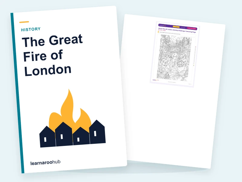 Great Fire of London Activity Challenge Colouring Page — colouring sheets cover