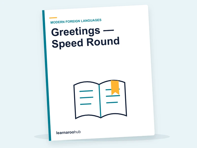Greetings — Speed Round — quiz cover