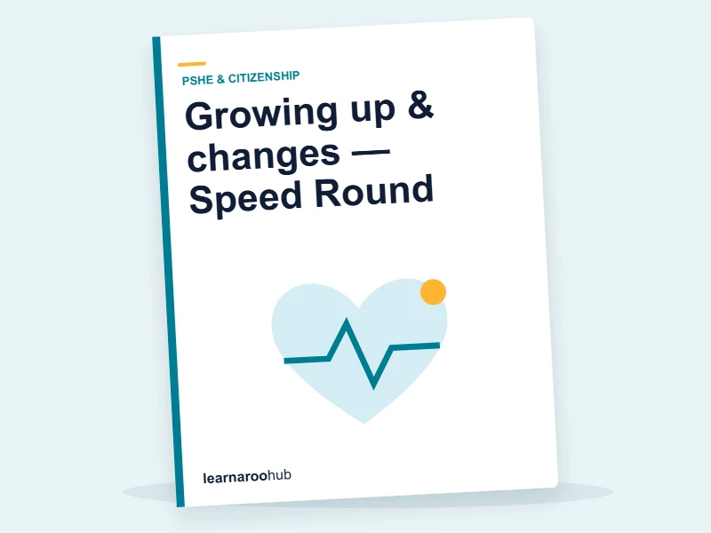 Growing up & changes — Speed Round — quiz cover