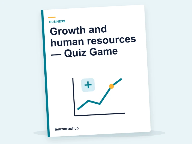 Growth and human resources — Quiz Game — quiz cover