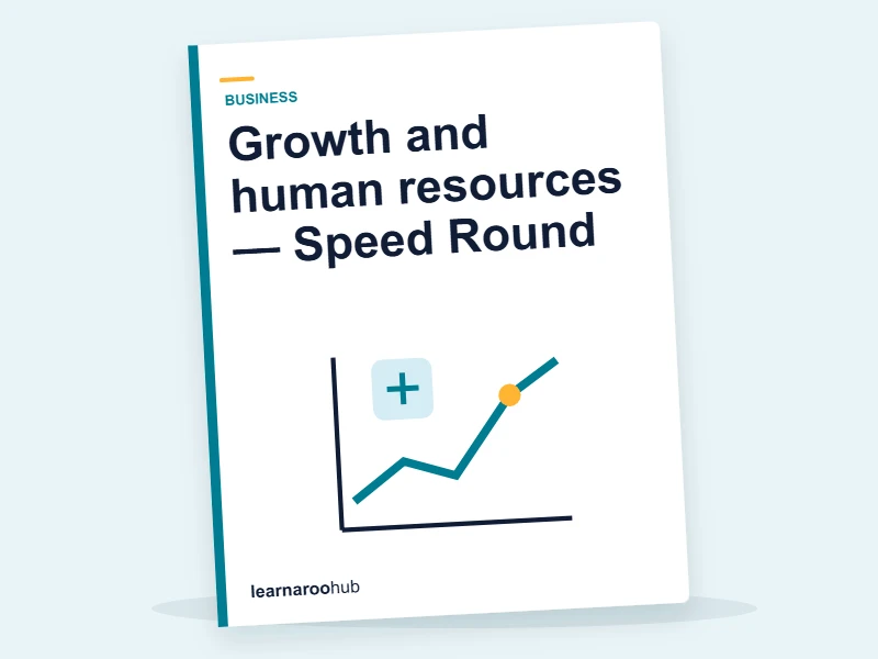 Growth and human resources — Speed Round — quiz cover